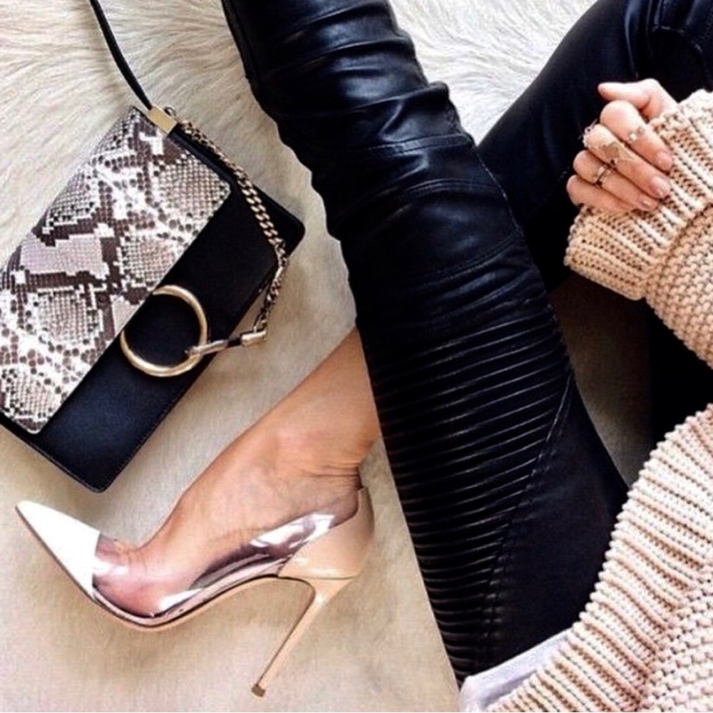Gianvito Rossi Nude and White Pumps Size 40